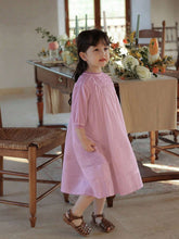 Girls Vintage Lace Mini White Dress, Girly Princess Style Short Sleeve Party Wedding Flower Girl Dress, Spring/Summer